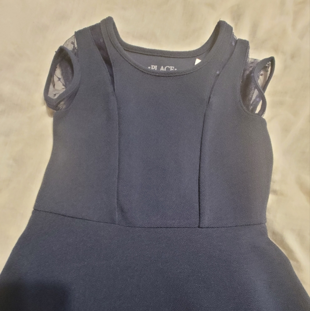 Nwt Lot Of 2 Girls School Uniform Navy Skater Dress Size Large - Picture 5 of 12